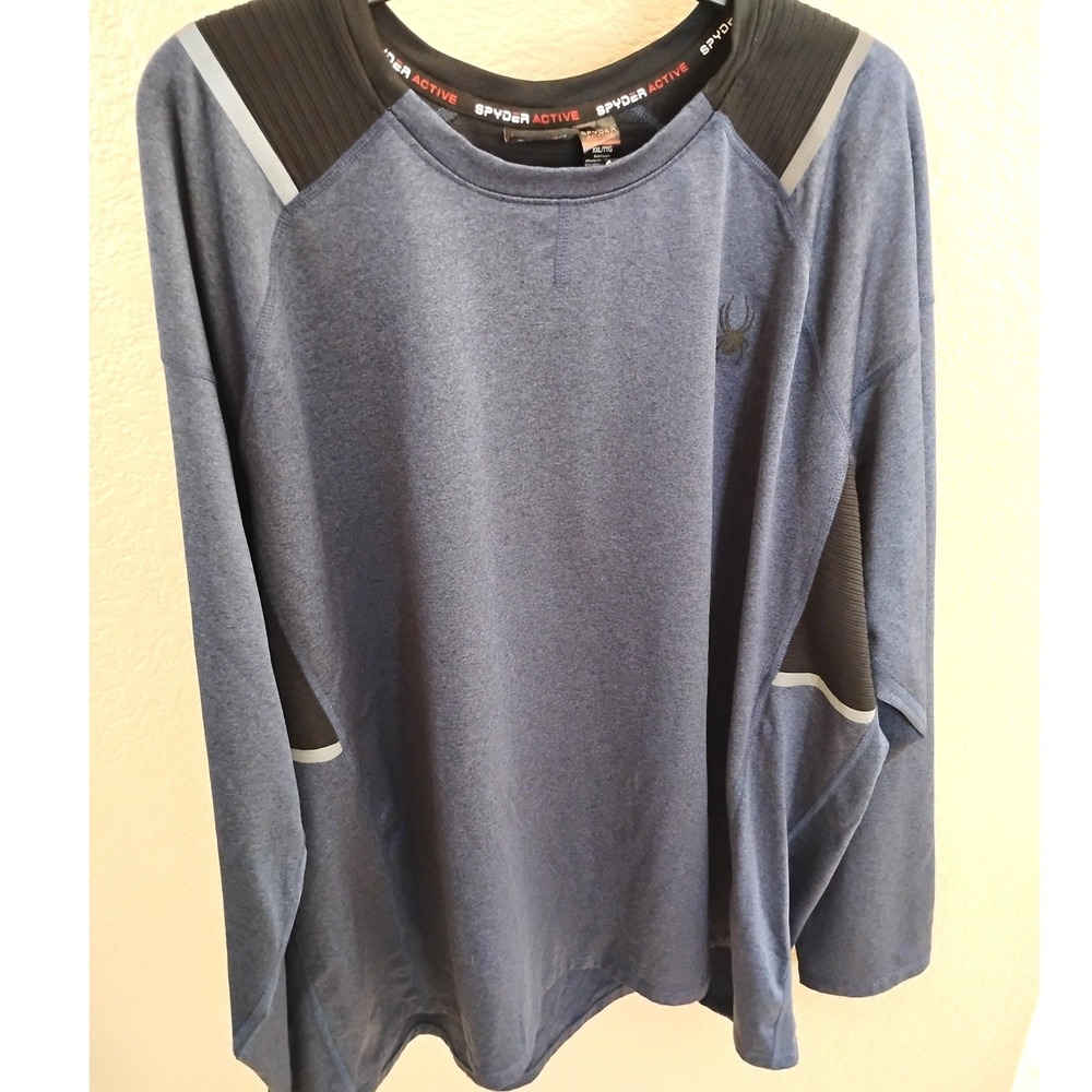 🕷️Spyder Active ProWeb Performance Tee Athleisure Moisture Wicking XXL techwear